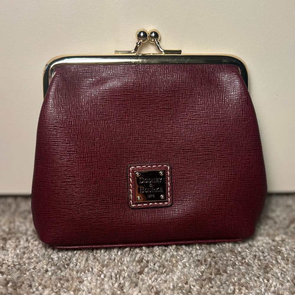 Dooney & Bourke Maroon Coin Purse